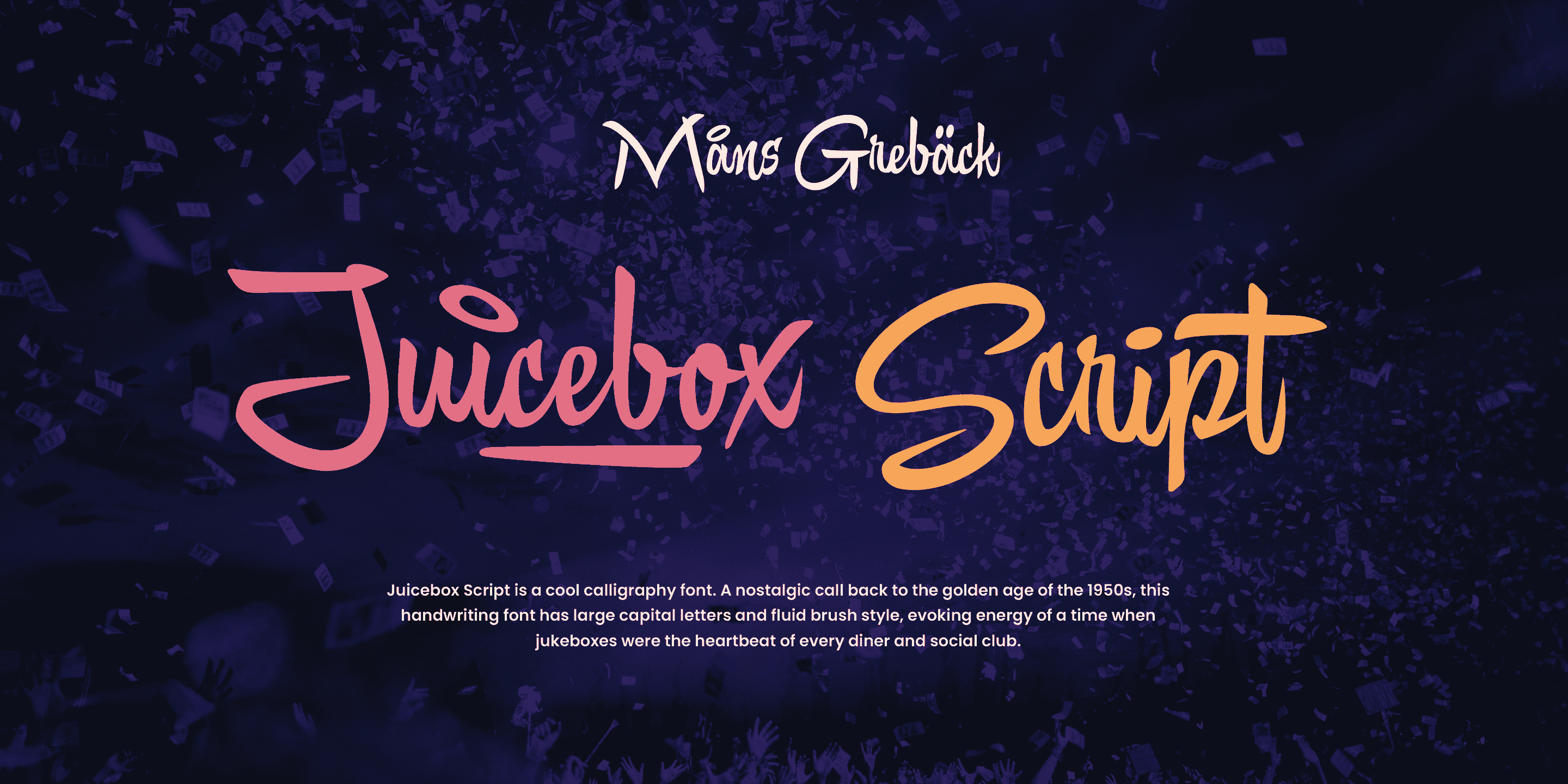 Juicebox Script Font | Free Font Download | Download Thousands of Fonts for Free Sample Image