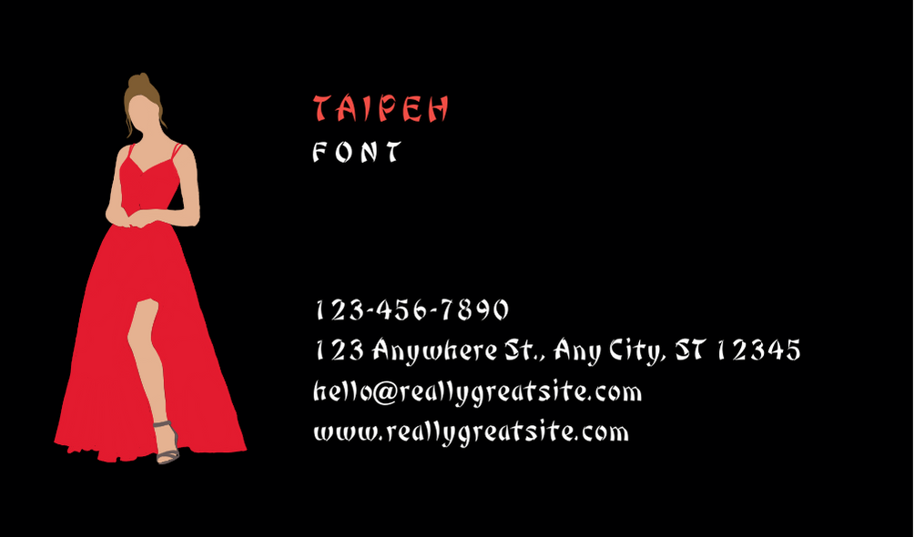 Taipeh Font | Free Font Download | Download Thousands of Fonts for Free Sample Image