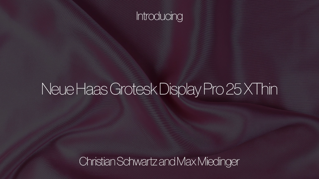 Neue Haas Grotesk Display Pro 25 XThin Font | Free Font Download | Download Thousands of Fonts for Free Sample Image