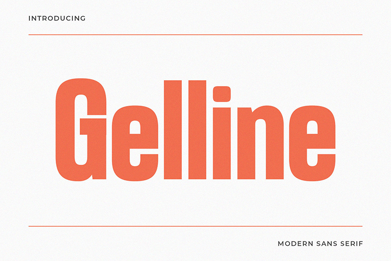 Gelline Font | Unduh Font Gratis | Unduh Ribuan Font Gratis Sample Image