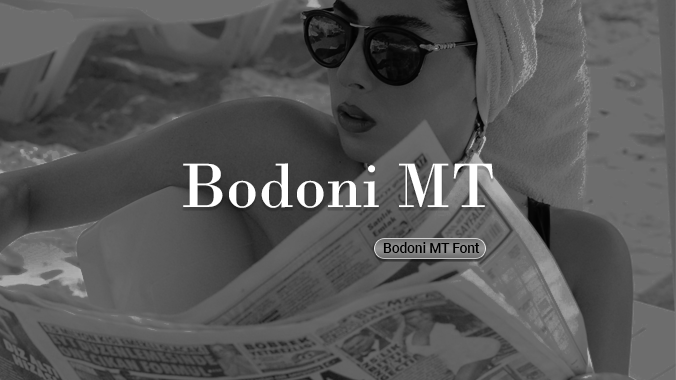 Bodoni MT Regular Font | Free Font Download | Download Thousands of Fonts for Free Sample Image