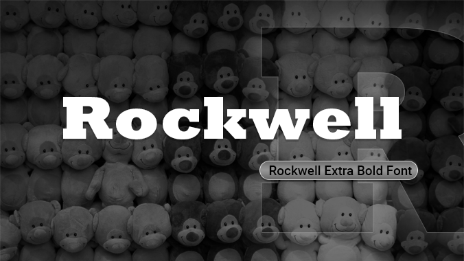 Rockwell Extra Bold الخط | تنزيل الخط مجانًا | تنزيل آلاف الخطوط مجانًا Sample Image