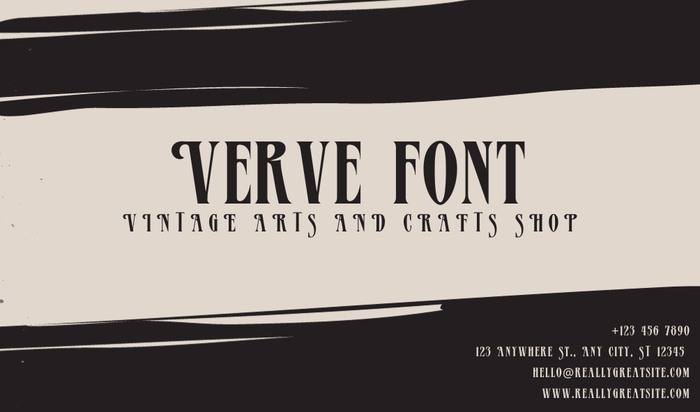 Verve Font | Free Font Download | Download Thousands of Fonts for Free Sample Image