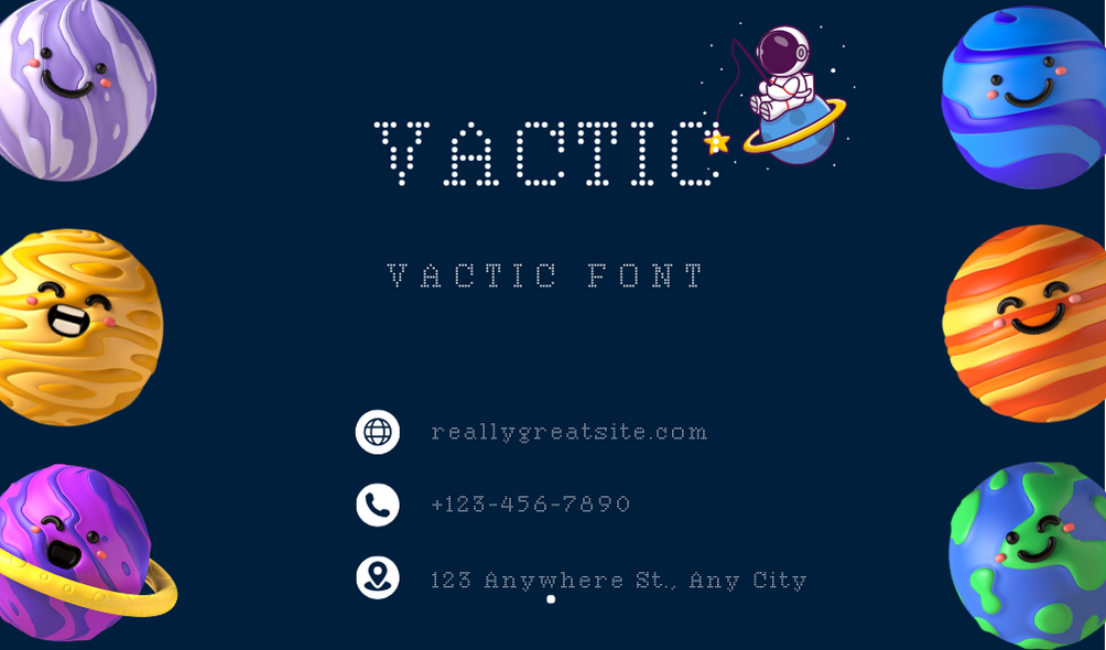 Vactic Font | Free Font Download | Download Thousands of Fonts for Free Sample Image