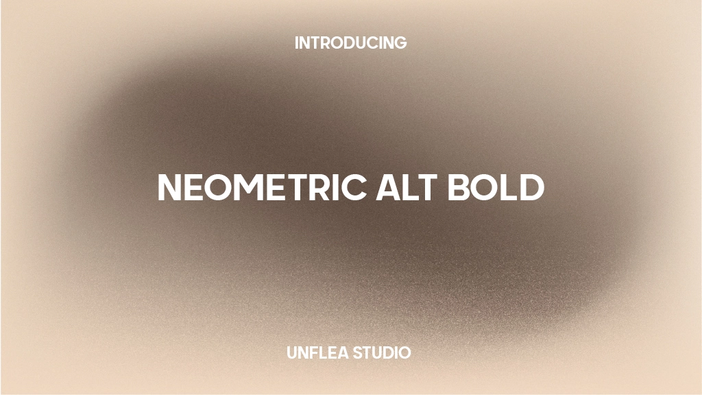 Neometric Alt Bold Font | Free Font Download | Download Thousands of Fonts for Free Sample Image