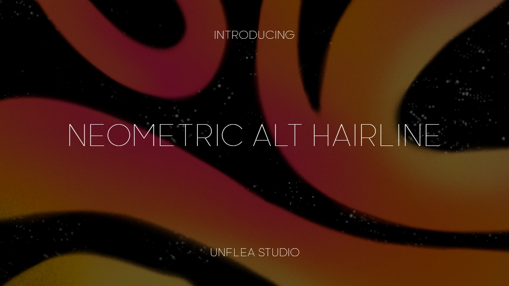 Neometric Alt Hairline Font | Free Font Download | Download Thousands of Fonts for Free Sample Image