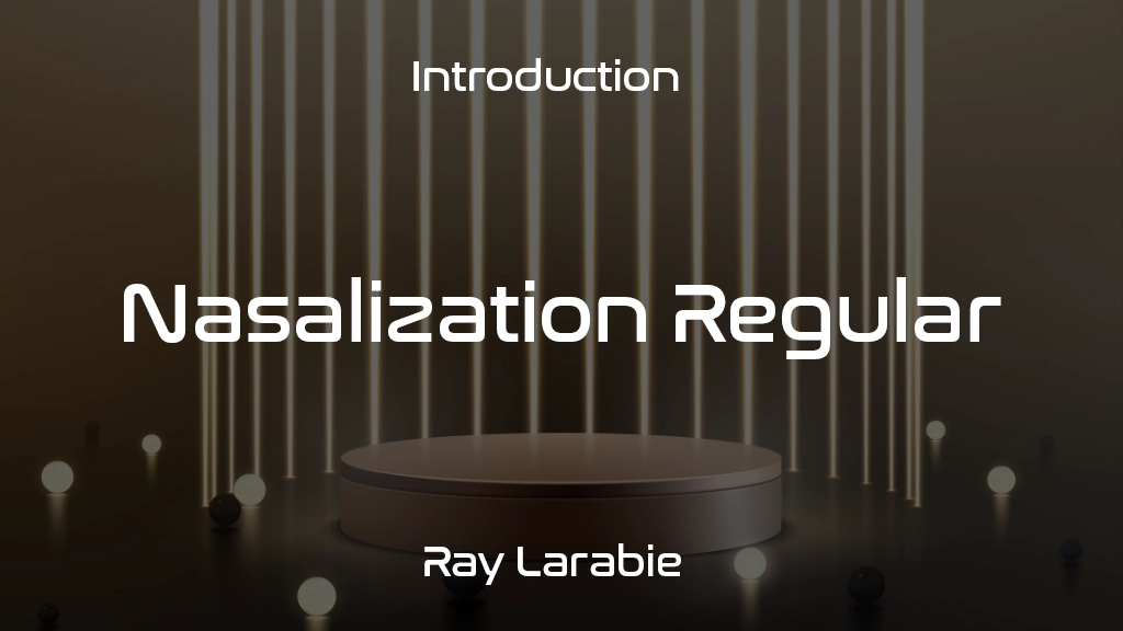 Nasalization Regular Font | Free Font Download | Download Thousands of Fonts for Free Sample Image