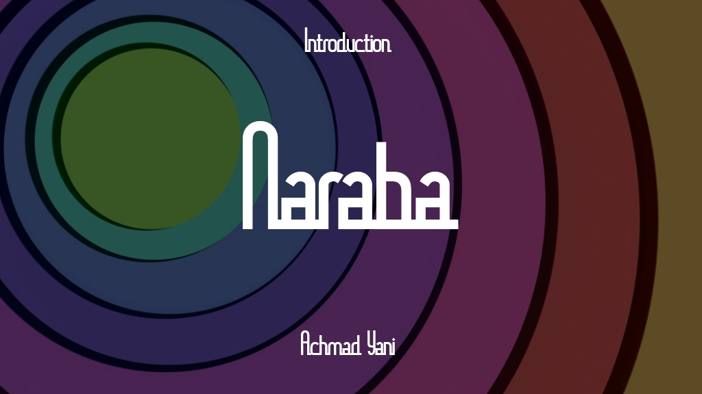 Naraba Font | Free Font Download | Download Thousands of Fonts for Free Sample Image