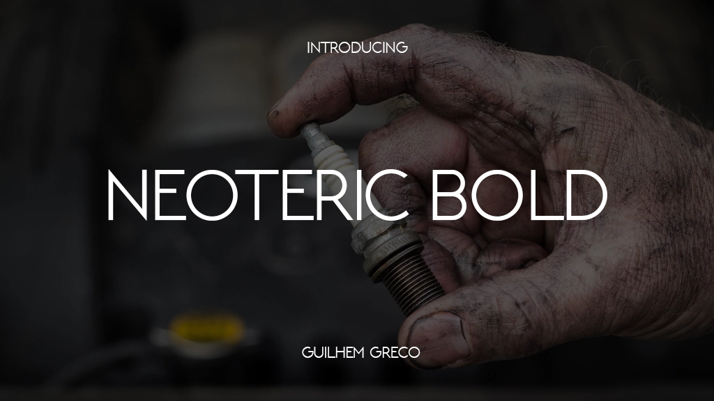 Neoteric Bold Demo Fuente | Descarga gratuita de fuentes | Descarga miles de fuentes gratis Sample Image