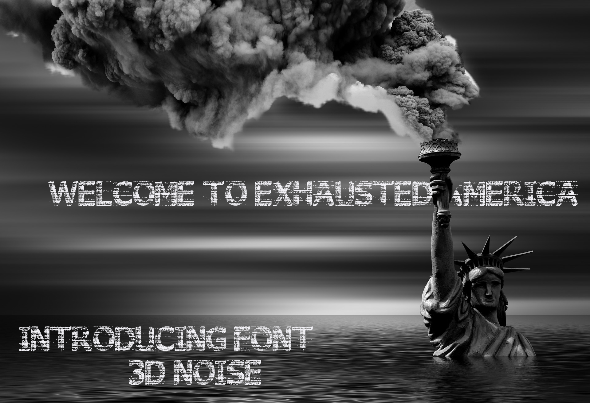 3D Noise Font | Free Font Download | Download Thousands of Fonts for Free Sample Image