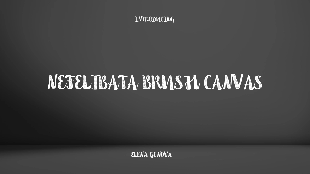 Nefelibata Brush Canvas Font | Free Font Download | Download Thousands of Fonts for Free Sample Image
