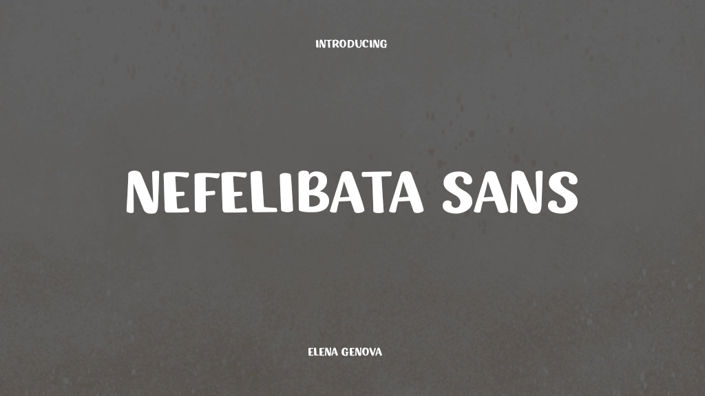 Nefelibata Sans Font | Free Font Download | Download Thousands of Fonts for Free Sample Image