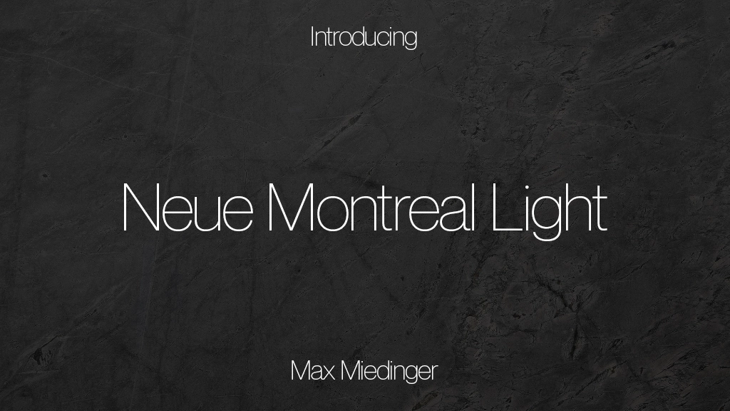 Neue Montreal Light Font | Free Font Download | Download Thousands of Fonts for Free Sample Image