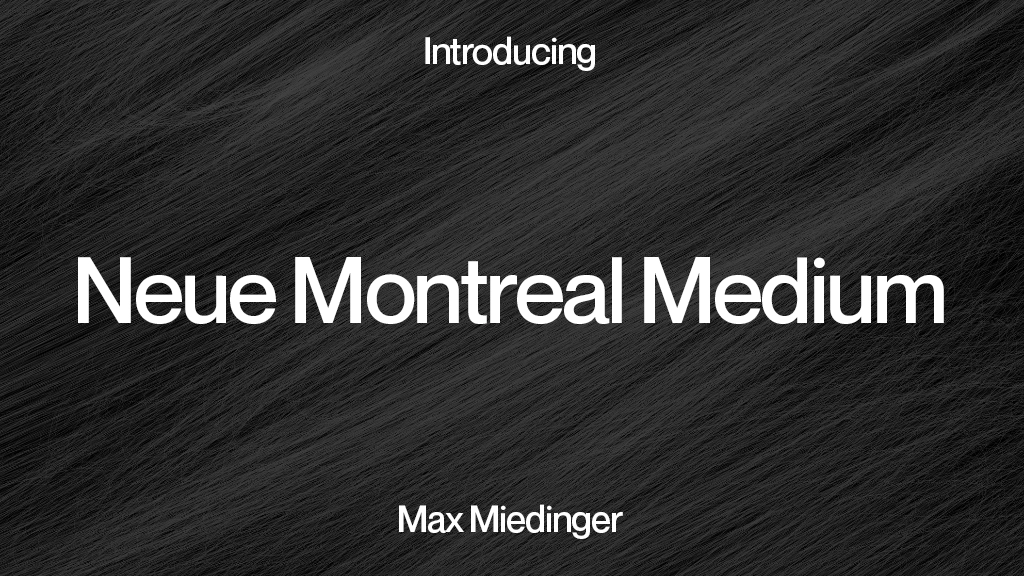 Neue Montreal Medium Font | Free Font Download | Download Thousands of Fonts for Free Sample Image