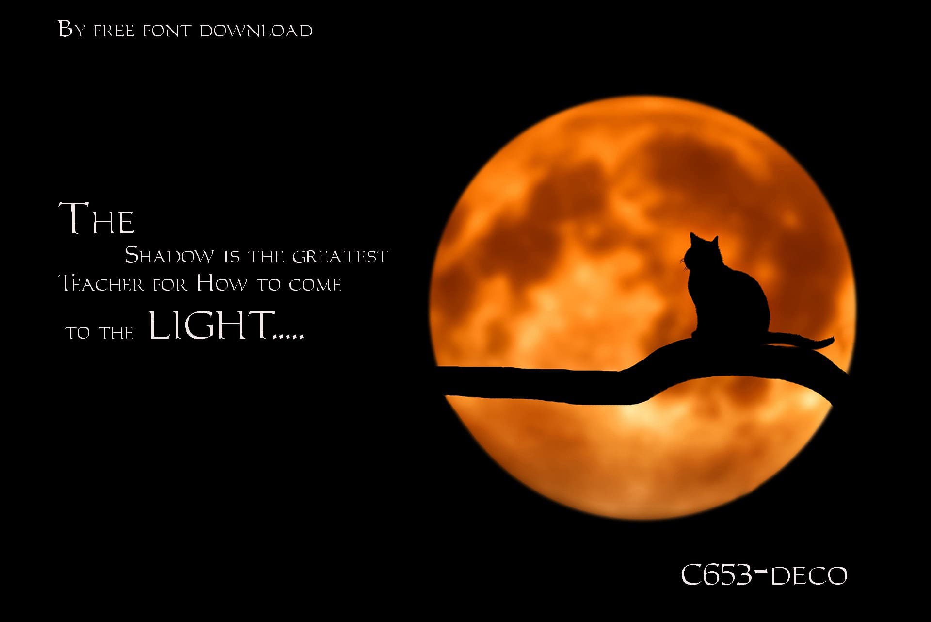 C653 Deco Regular Font | Free Font Download | Download Thousands of Fonts for Free Sample Image