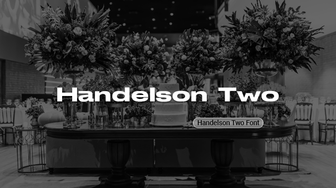 Handelson Two Font | Free Font Download | Download Thousands of Fonts for Free Sample Image