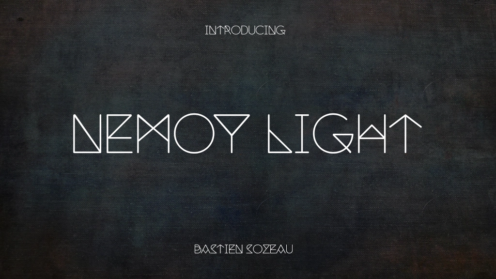Nemoy Light Font | Free Font Download | Download Thousands of Fonts for Free Sample Image