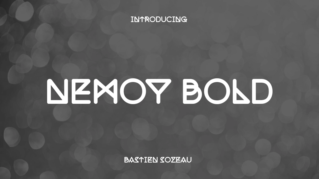 Nemoy Bold Font | Free Font Download | Download Thousands of Fonts for Free Sample Image