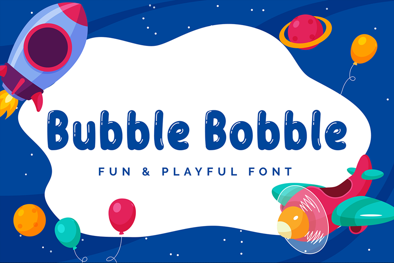 Bubble Bobble Font | Free Font Download | Download Thousands of Fonts for Free Sample Image
