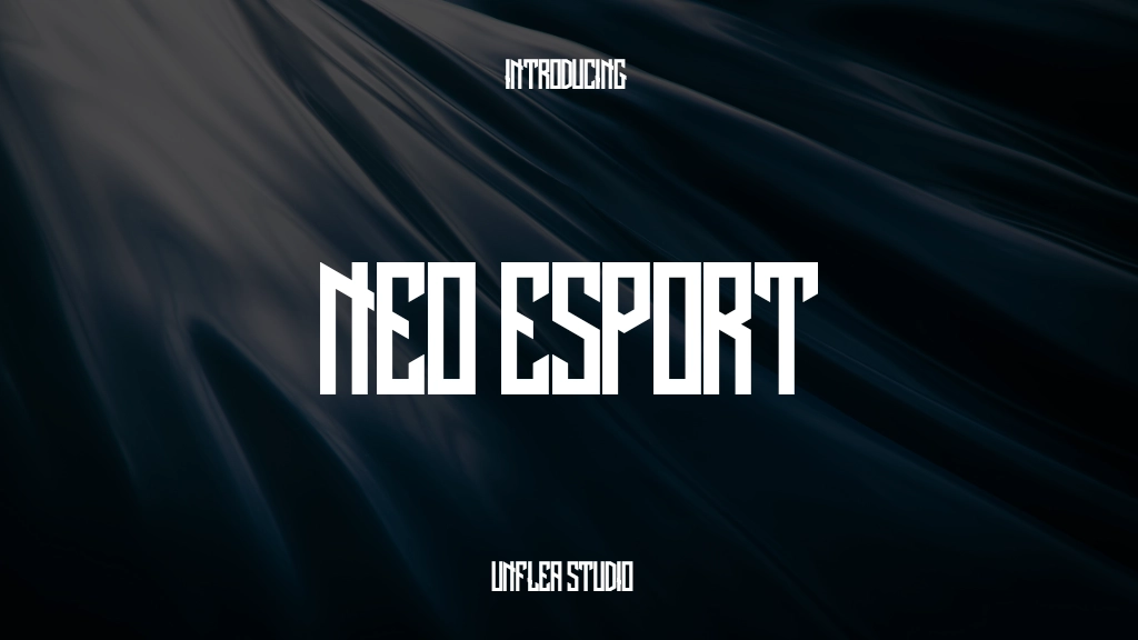 NEO ESPORT Font | Free Font Download | Download Thousands of Fonts for Free Sample Image