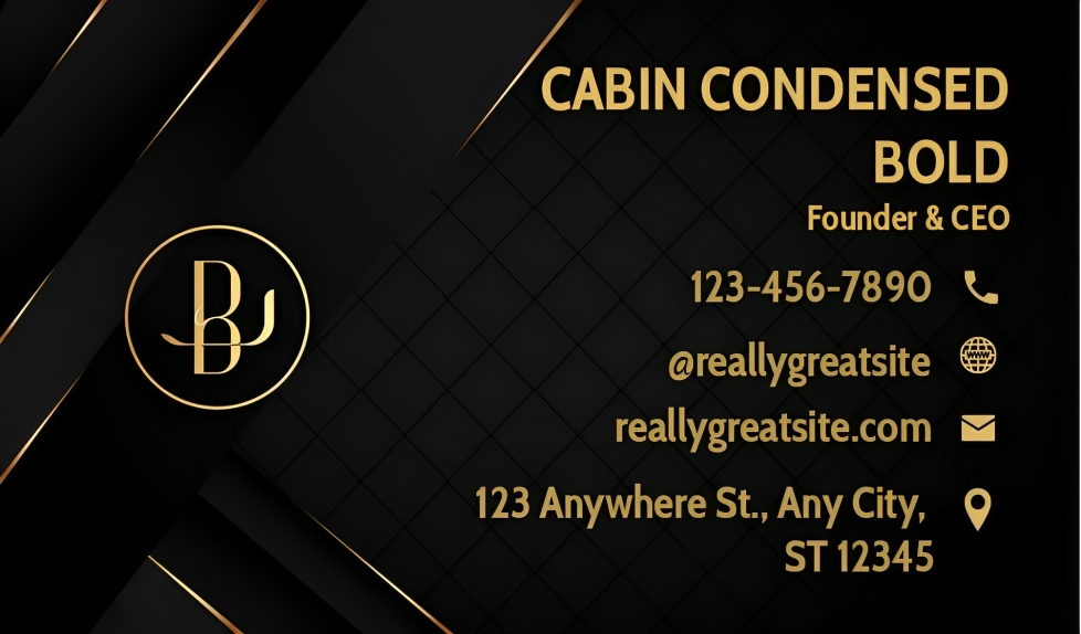 Cabin Condensed Bold Font | Free Font Download | Download Thousands of Fonts for Free Sample Image