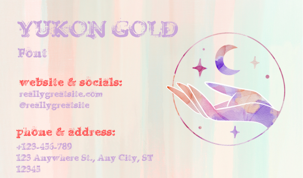 Yukon Gold Font | Free Font Download | Download Thousands of Fonts for Free Sample Image