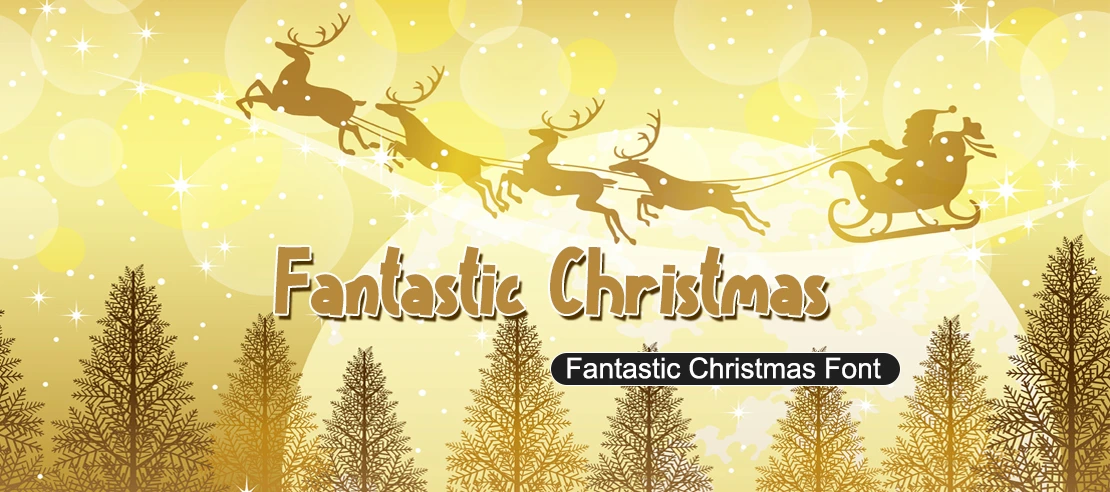 Fantastic Christmas Font | Free Font Download | Download Thousands of Fonts for Free Sample Image