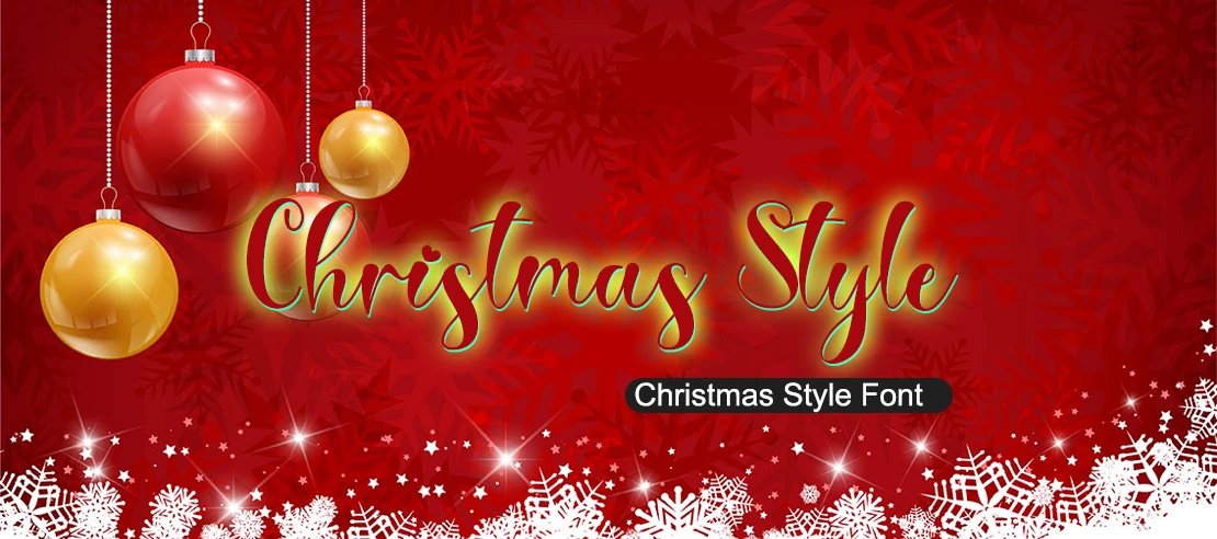 Christmas Style Font | Free Font Download | Download Thousands of Fonts for Free Sample Image