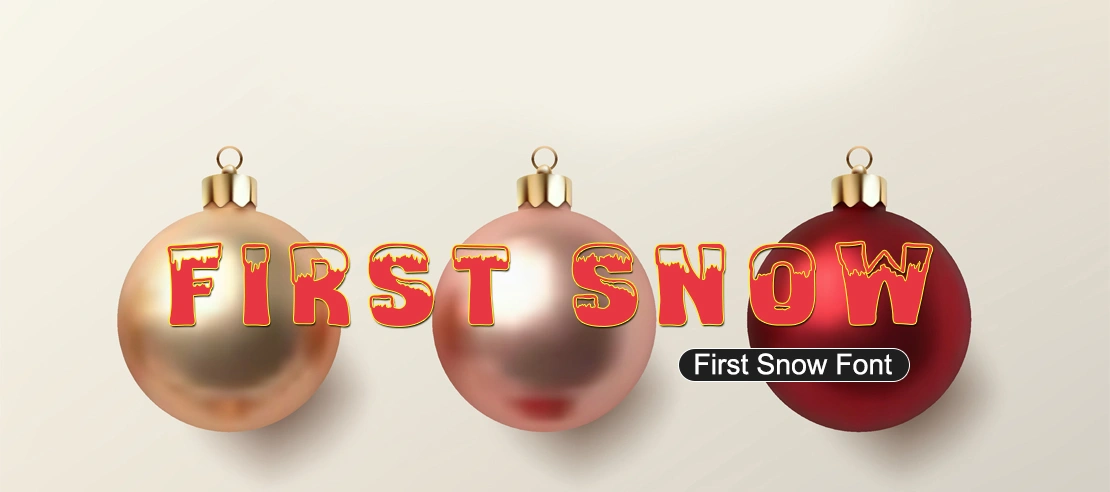 First Snow Fuente | Descarga gratuita de fuentes | Descarga miles de fuentes gratis Sample Image