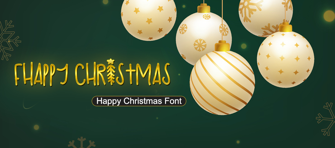 Happy Christmas Schriftart | Kostenloser Schriftart-Download | Tausende Schriftarten kostenlos herunterladen Sample Image
