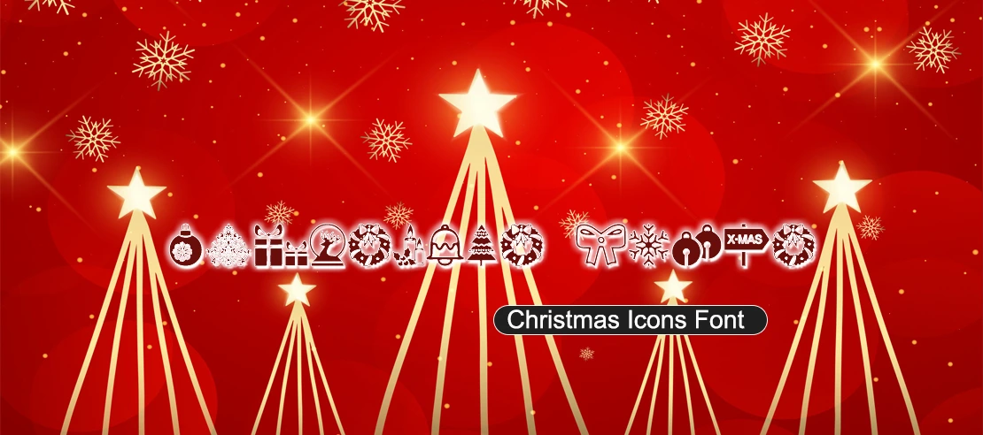 Christmas Icons Font | Free Font Download | Download Thousands of Fonts for Free Sample Image