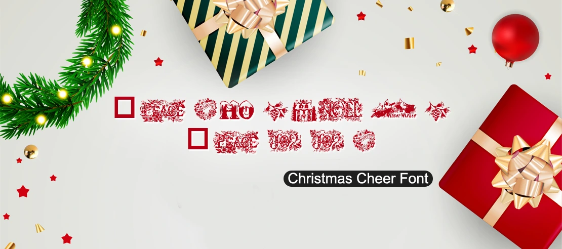 Christmas Cheer Font | Free Font Download | Download Thousands of Fonts for Free Sample Image