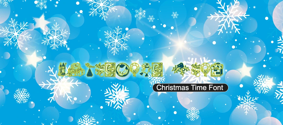 Christmas Time Font | Free Font Download | Download Thousands of Fonts for Free Sample Image