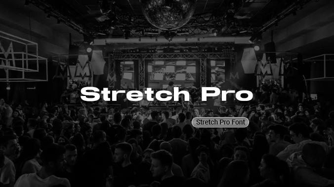 Stretch Pro Font | Free Font Download | Download Thousands of Fonts for Free Sample Image