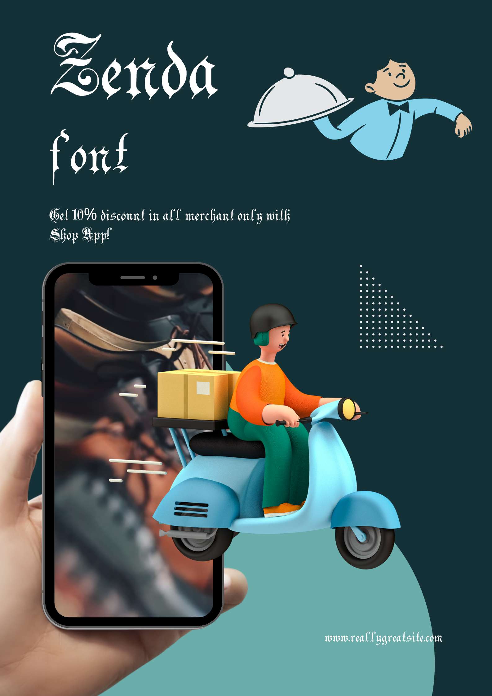 Zenda Font | Free Font Download | Download Thousands of Fonts for Free Sample Image
