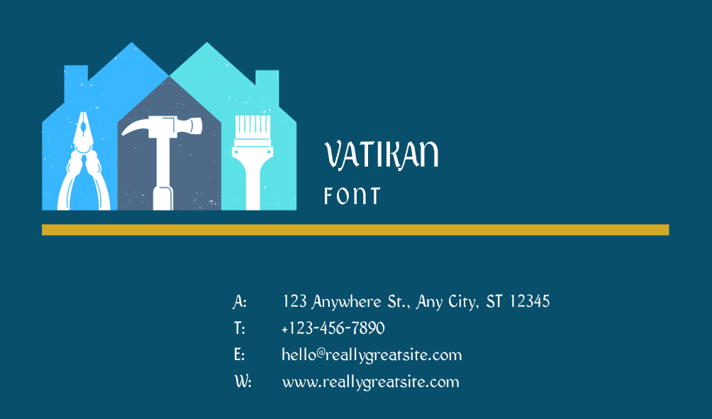 Vatikan Font | Free Font Download | Download Thousands of Fonts for Free Sample Image