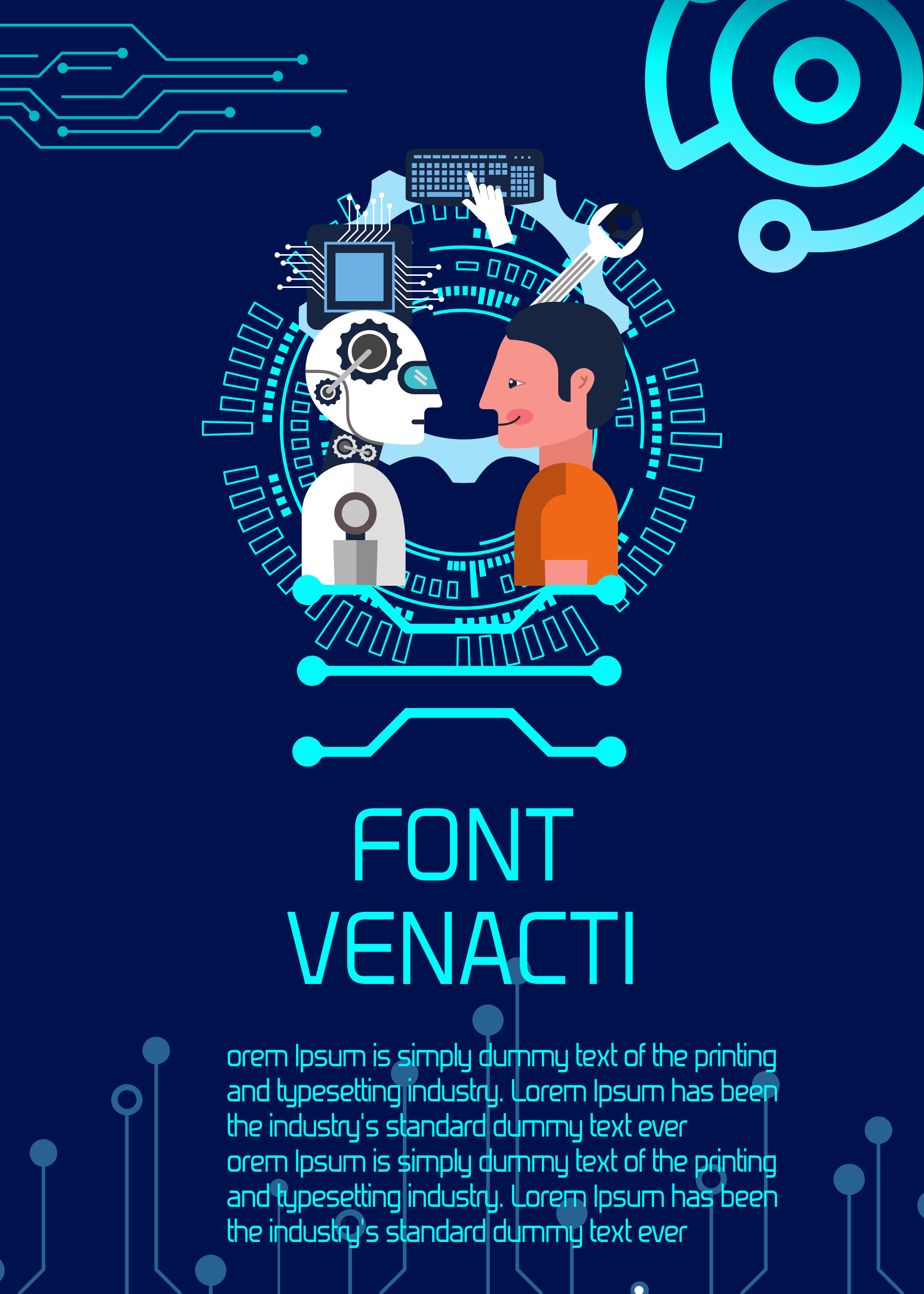 Venacti Font | Free Font Download | Download Thousands of Fonts for Free Sample Image