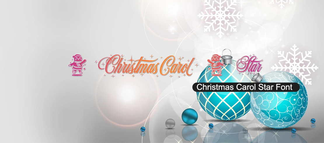 Christmas Carol Star Font | Free Font Download | Download Thousands of Fonts for Free Sample Image