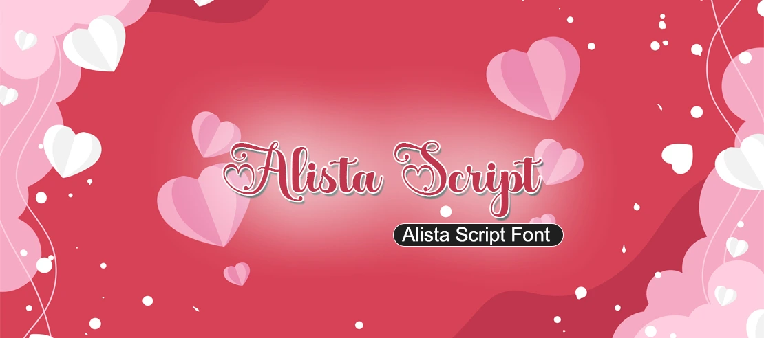 Alista Script Font | Free Font Download | Download Thousands of Fonts for Free Sample Image