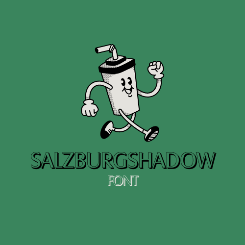 Salzburg Shadow Font | Free Font Download | Download Thousands of Fonts for Free Sample Image