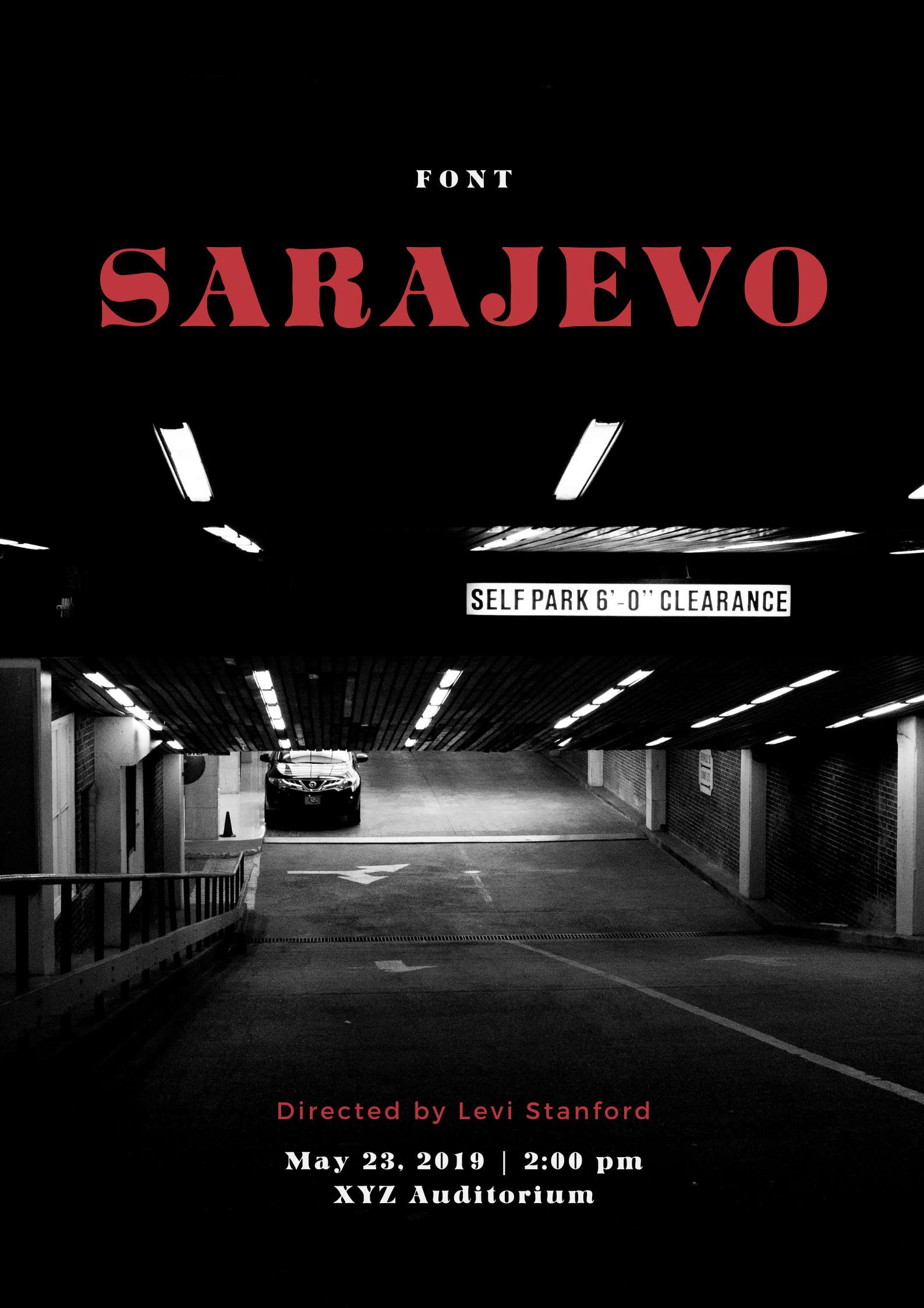Sarajevo Font | Free Font Download | Download Thousands of Fonts for Free Sample Image