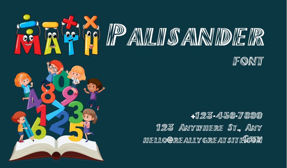 Palisander Font | Free Font Download | Download Thousands of Fonts for Free Sample Image