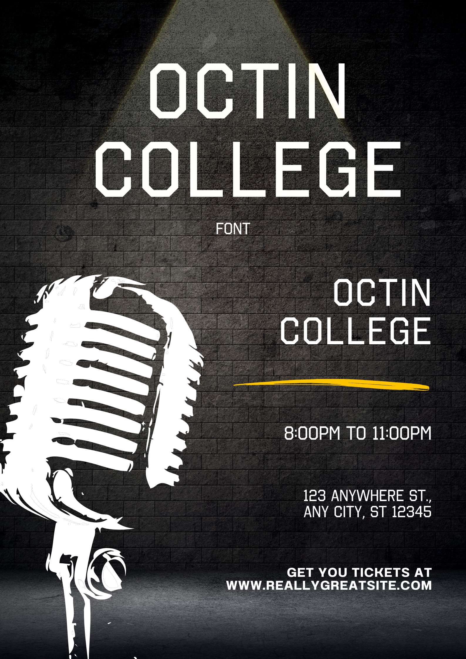 Octin College Font | Free Font Download | Download Thousands of Fonts for Free Sample Image