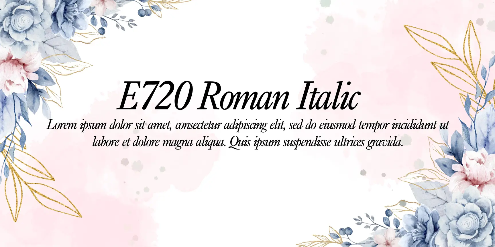 E720 Roman Italic Font | Free Font Download | Download Thousands of Fonts for Free Sample Image