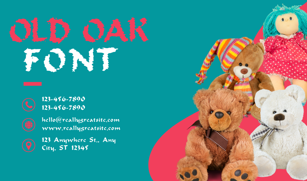 Old Oak גופן | הורדת גופן בחינם | הורד אלפי גופנים בחינם Sample Image