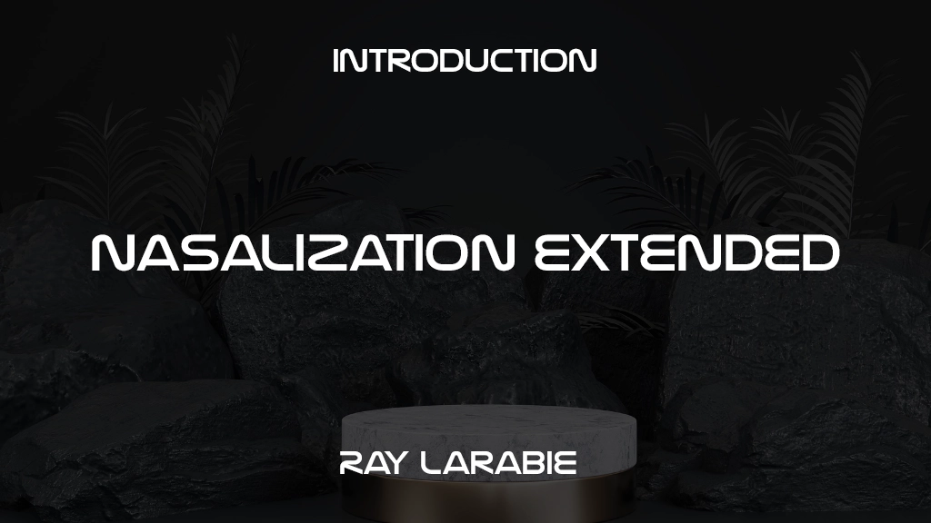 Nasalization Extended Font | Free Font Download | Download Thousands of Fonts for Free Sample Image
