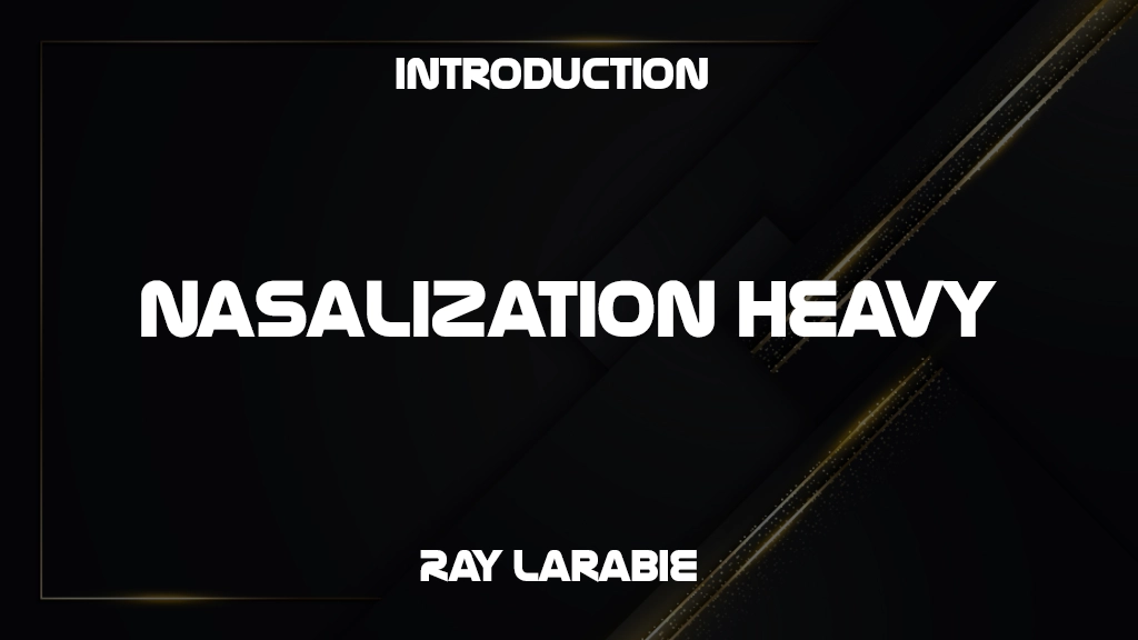 Nasalization Heavy Font | Free Font Download | Download Thousands of Fonts for Free Sample Image