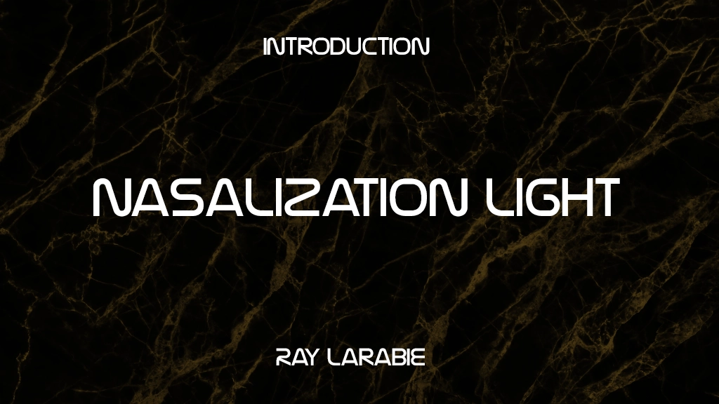 Nasalization Light Font | Free Font Download | Download Thousands of Fonts for Free Sample Image