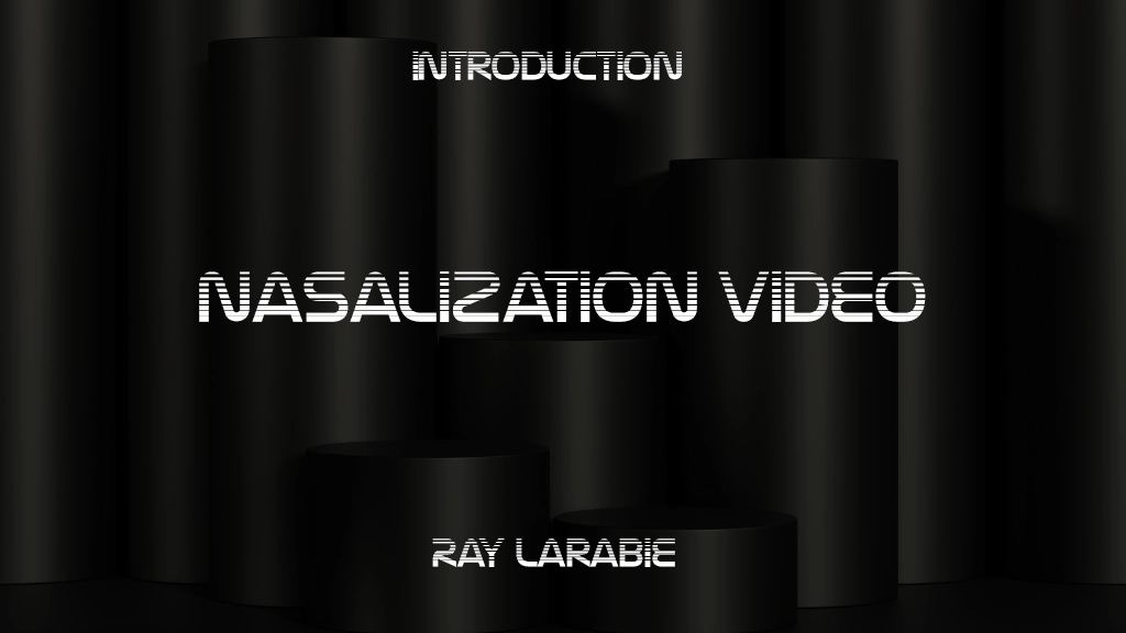 Nasalization Video Font | Free Font Download | Download Thousands of Fonts for Free Sample Image