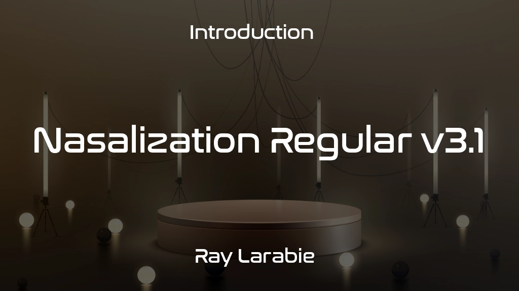 Nasalization Regular v3.1 Font | Free Font Download | Download Thousands of Fonts for Free Sample Image